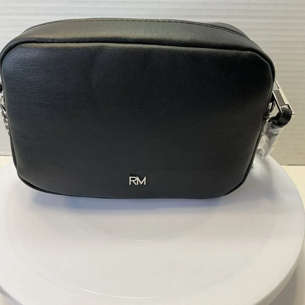 ⚡️ Rebecca Minkoff Top Zip Quilted Studded Crossbody‎ Bag Black 7.5